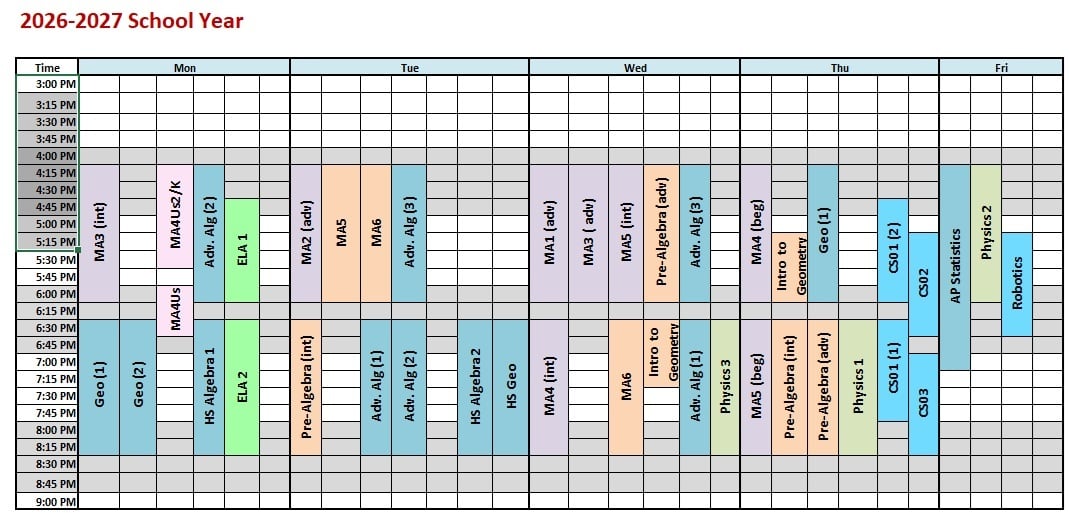 Schedule 2026_1 - v1