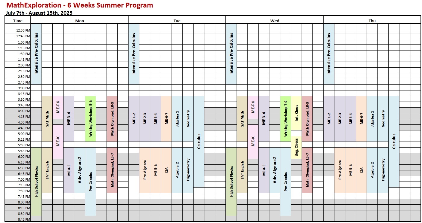 Summer Schedule 2025_v5