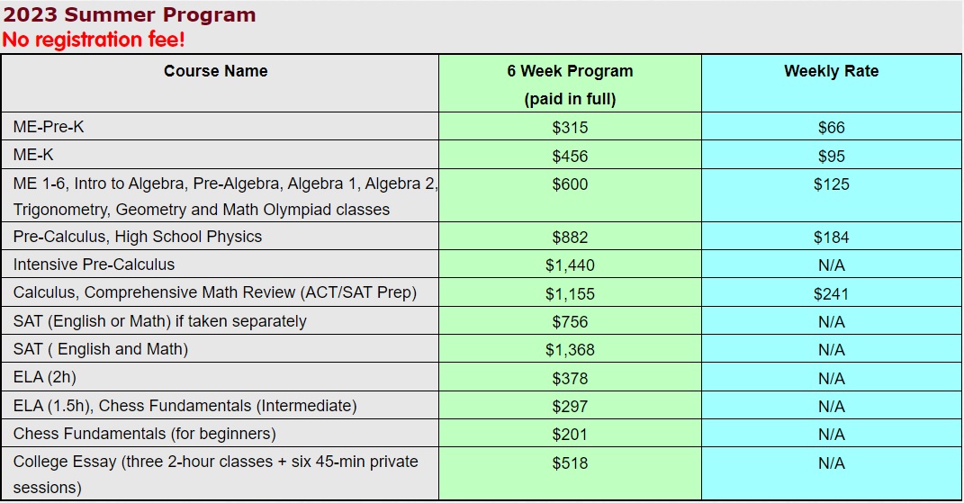 Summer Tuition 2023_v5